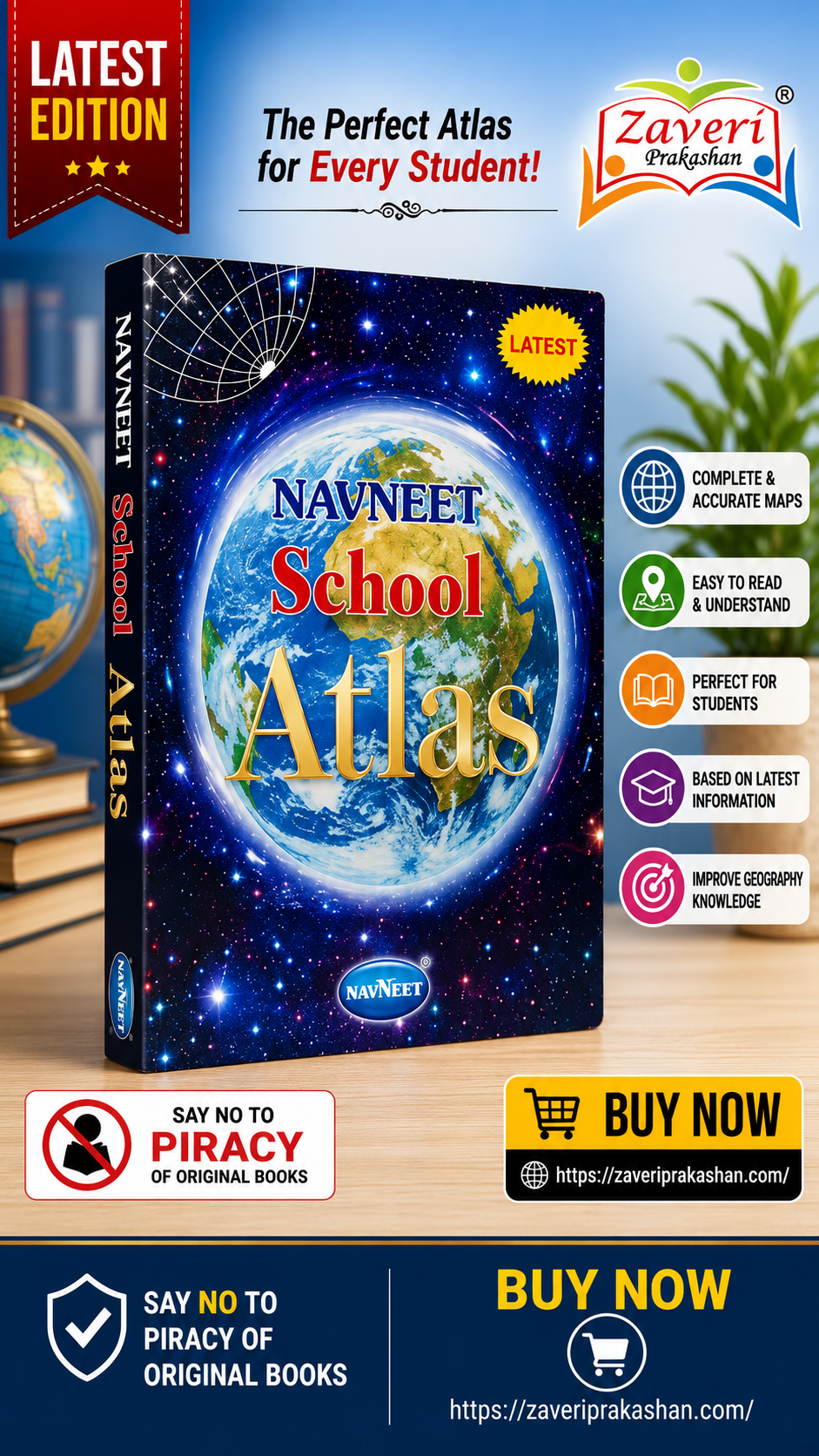 HFUIHRE Navneet School Atlas - Image 1