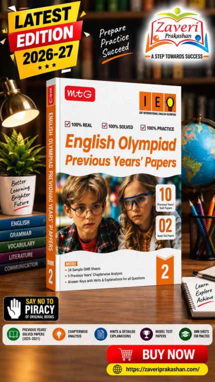 MTG English Olympiad Previous Years' Papers Workbook – Level 2