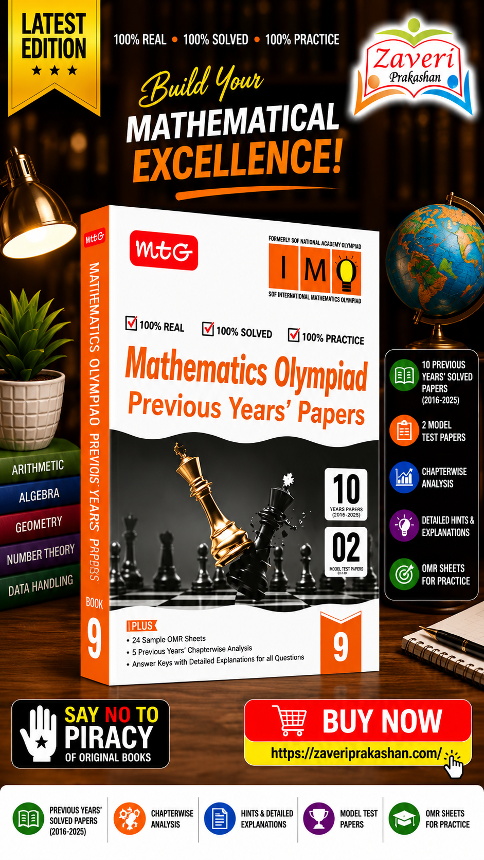 5HC65GJ1 Mathematics Olympiad (IMO) Previous Years' Papers Class 9 - Image 1