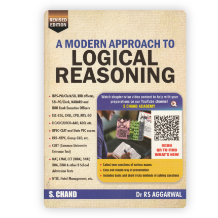A Modern Approach to Logical Reasoning by Dr. R.S. Aggarwal – Revised Edition