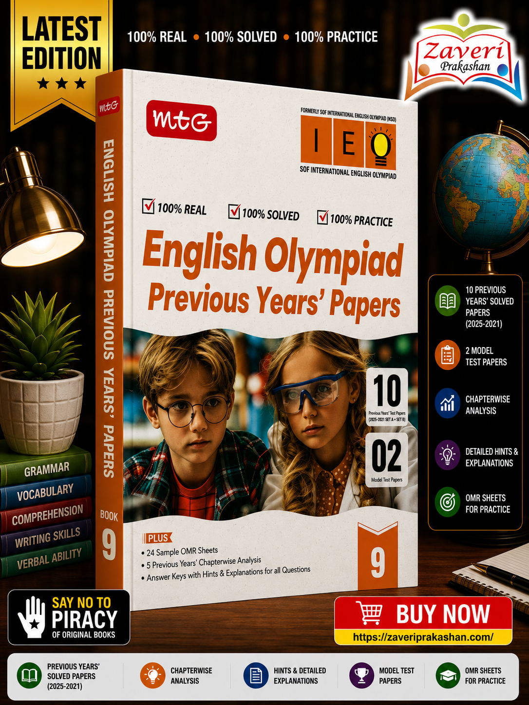 BGYVD English Olympiad (IEO) Previous Years' Papers Class 9 - Image 1