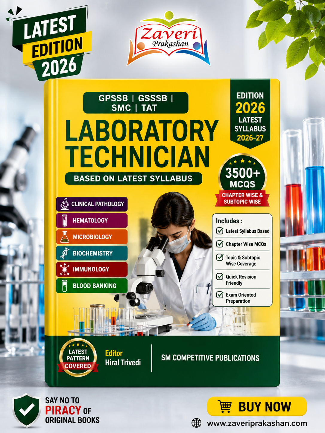 ChatGPT Image Jul 10, 2026, 01_06_41 PM Laboratory Technician Exam Guide 3500+ MCQs for GPSSB GSSSB SMC - Image 1
