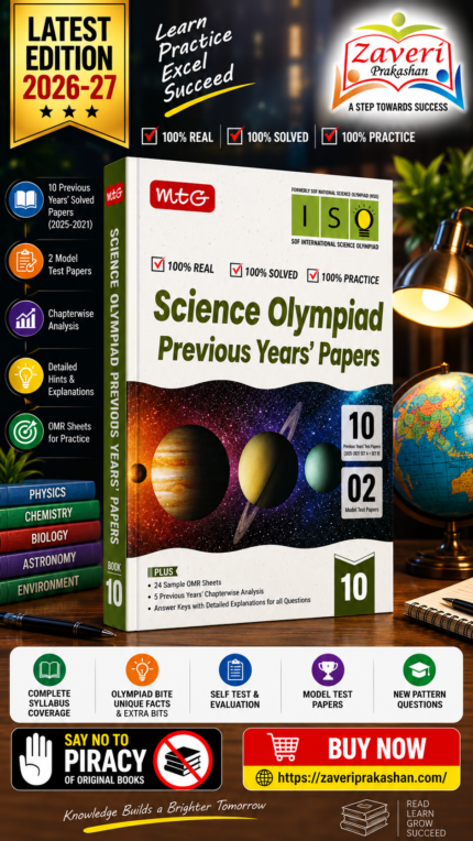 MTG ISO Olympiad 10 Previous Years Papers Class 10 Science (2025-2021 Set A & B) - Model Test Papers with 24 Sample OMR Sheets | PYQ Book For SOF Olympiad 2026-27 Exam