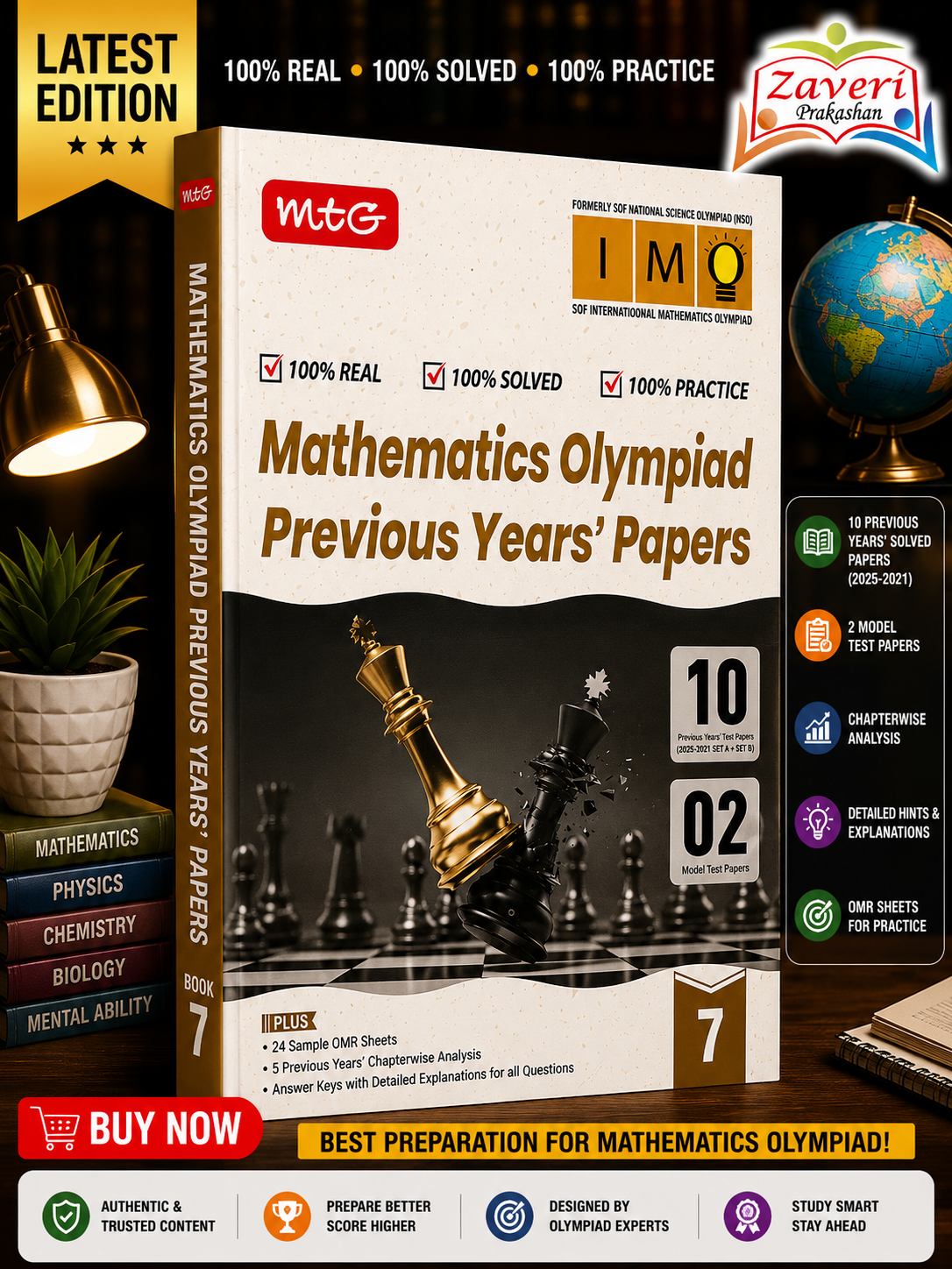 DFD Mathematics Olympiad Previous Years Papers Class 7 - Image 1