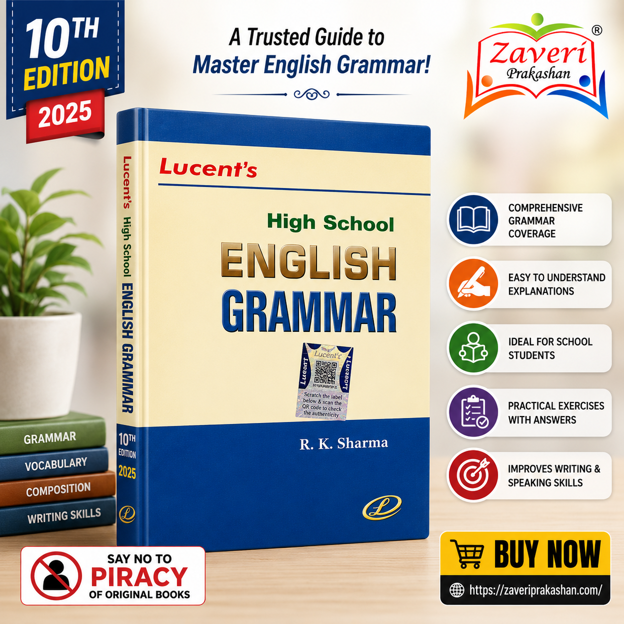 ENGG Lucent's High School English Grammar by R. K. Sharma - Image 1