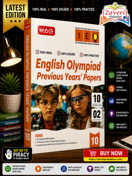 Class 10 International English Olympiad (IEO) Previous Years' Papers Book
