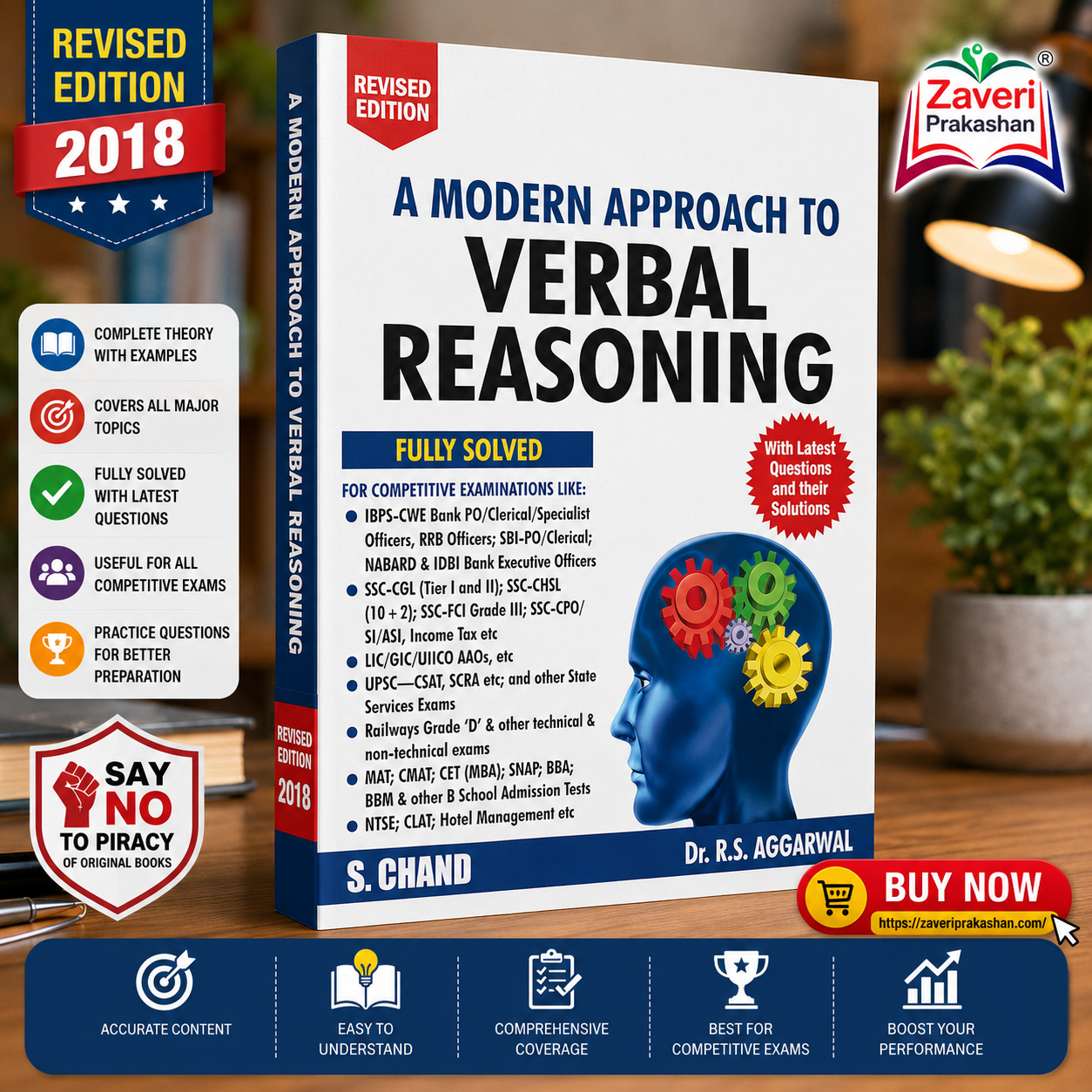 JIINHUB A Modern Approach to Verbal Reasoning by Dr. R.S. Aggarwal – Fully Solved Revised Edition - Image 1
