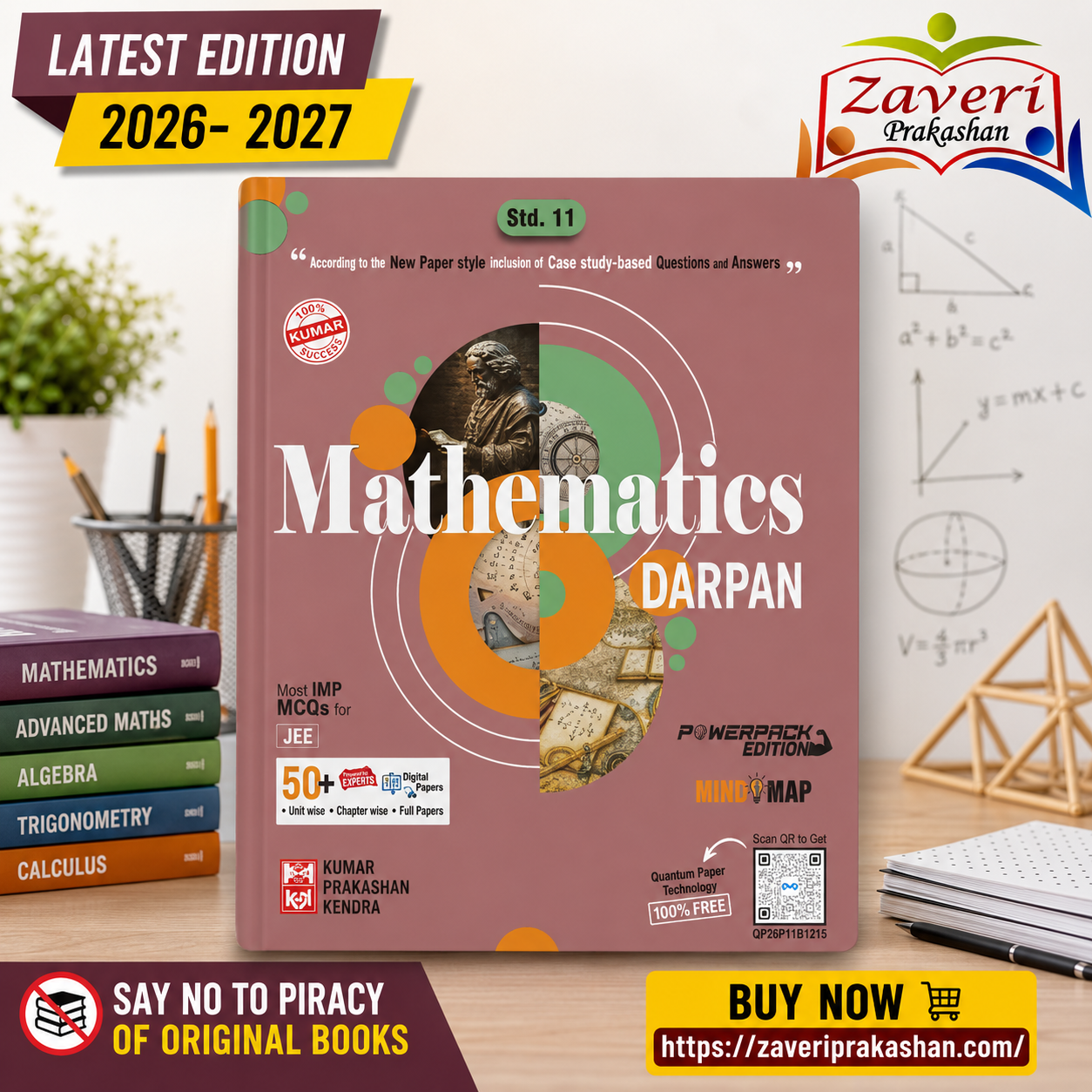 JUGGHGFV Mathematics Darpan Std. 11 (English Medium) - Image 1