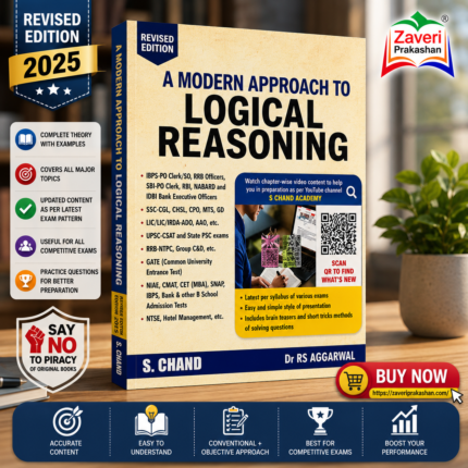 A Modern Approach to Logical Reasoning by Dr. R.S. Aggarwal – Revised Edition
