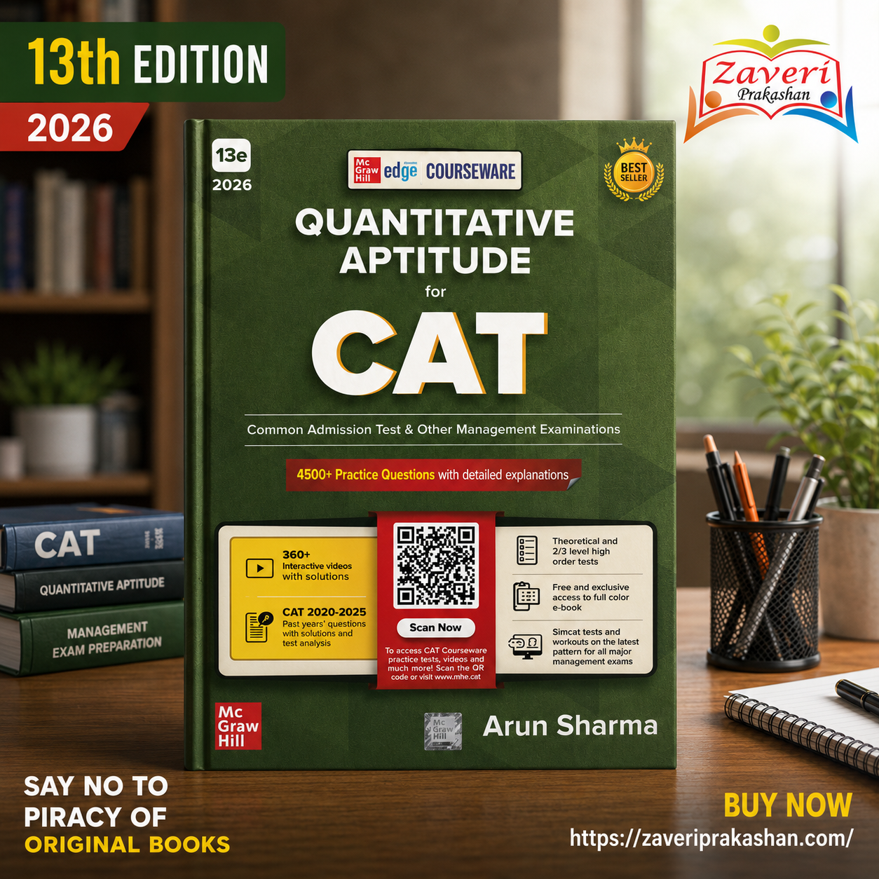 TRIKGRTKI Quantitative Aptitude for CAT by Arun Sharma (13th Edition) - McGraw Hill Edge Courseware - Image 1