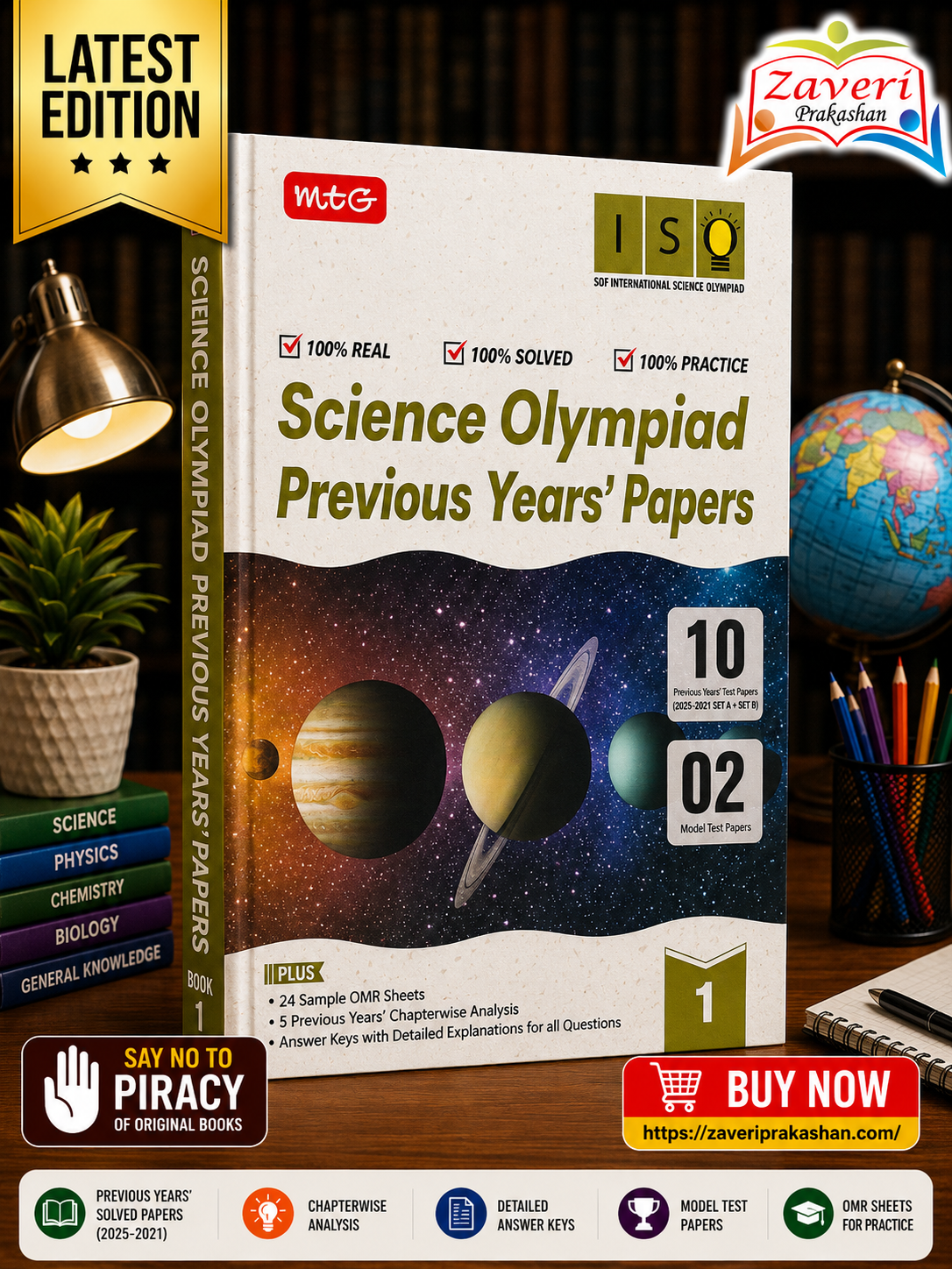 YT56R MTG International Science Olympiad (ISO) Previous Years' Papers Class 1 - Image 1