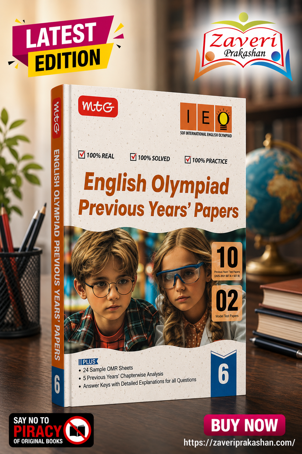 gfh g English Olympiad (IEO) Previous Years' Papers Class 6 - Image 1