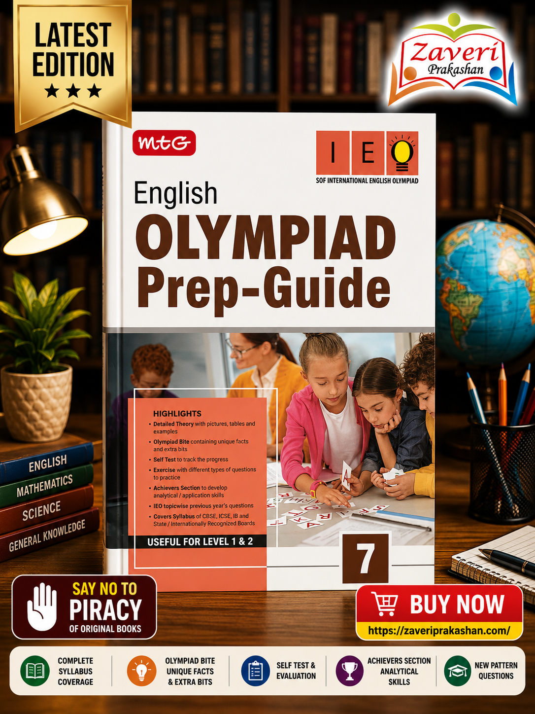 hvvb International English Olympiad (IEO) Prep-Guide Class 7 - Image 1