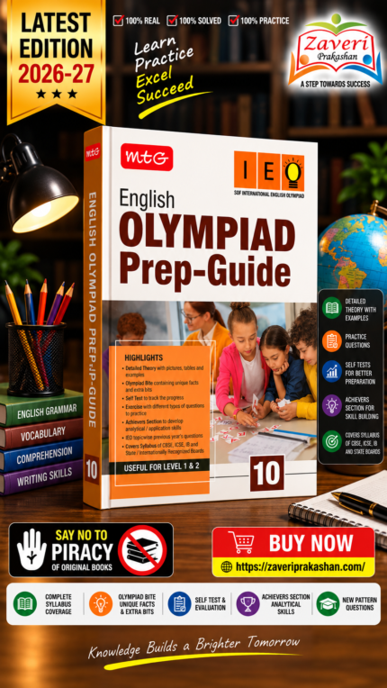 MTG English (IEO) Olympiad Prep Guide Class 10 | Detailed Theory, Exercise with Self Test For Practice | SOF Olympiad Books For Exam 2026-27 (Useful For Level-1 & 2)