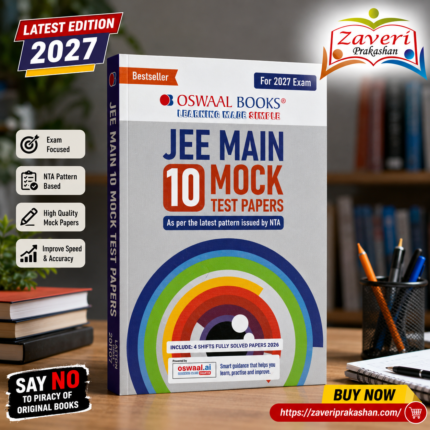 Oswaal NTA JEE (Main) 10 New Pattern Mock Test Papers Book | Fully Solved with Shortcuts| Include-Jan & Apr 2026 Fully Solved Papers| Latest Edition for 2027 Exam |With Oswaal AI