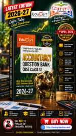 Educart CBSE Class 12 Accountancy Question Bank 2026-27 (Strictly Based on Latest Syllabus for 2027 Exam)