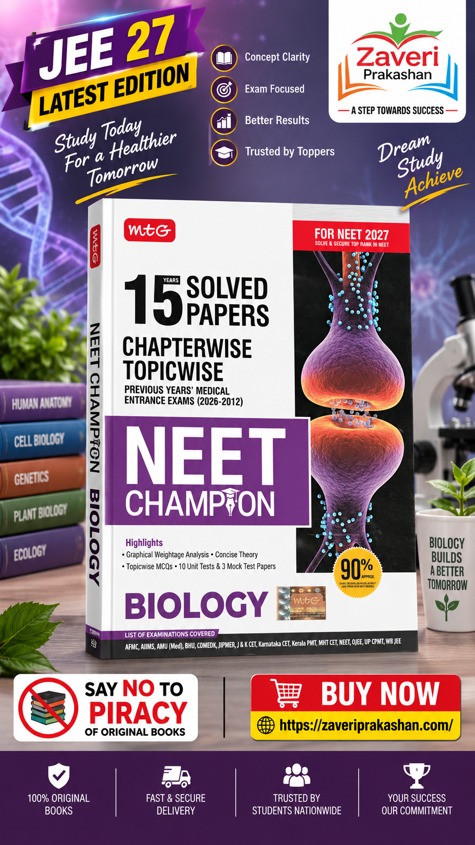 445GB MTG 49+25 Years JEE Main & Advanced Mathematics Chapterwise-Topicwise Previous Years Questions | 2027 Edition | Class XI–XII - Image 1