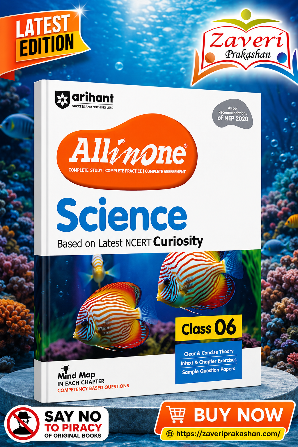 5140 All in One Science for Class 6 | Based on Latest NCERT Curiosity | Complete Study, Complete Practice & Complete Assessment - Image 1