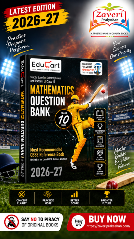 EduCart Mathematics Question Bank Class 10 CBSE (2026–27 Edition)