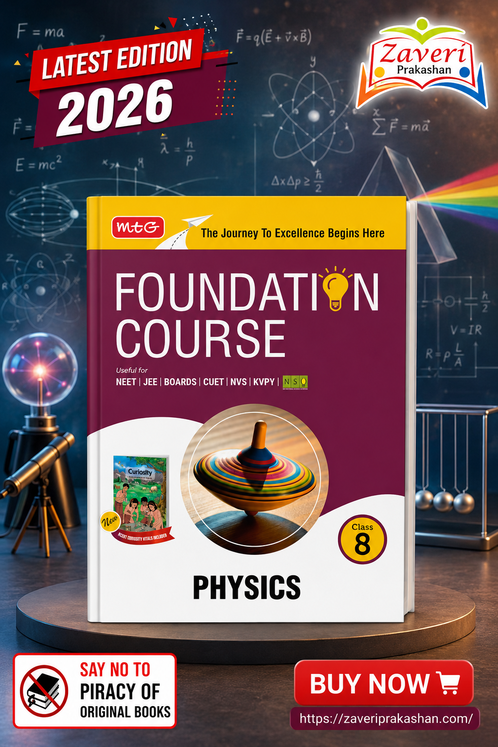ChatGPT Image Aug 11, 2026, 05_57_40 PM MTG Foundation Course Class 8 Physics For NEET, IIT-JEE, CUET & Boards Exams (Edition 2026-2027) - Image 1