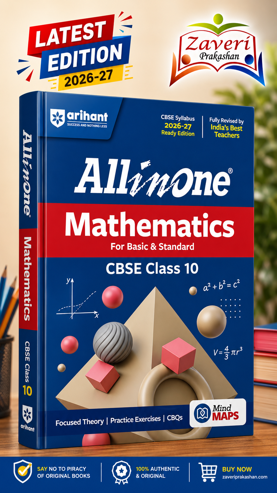 ChatGPT Image Aug 24, 2026, 03_46_26 PM All in One Mathematics for Basic & Standard Class 10 | CBSE 2026–27 | Focused Theory, Practice Exercises, CBQs & Mind Maps - Image 1