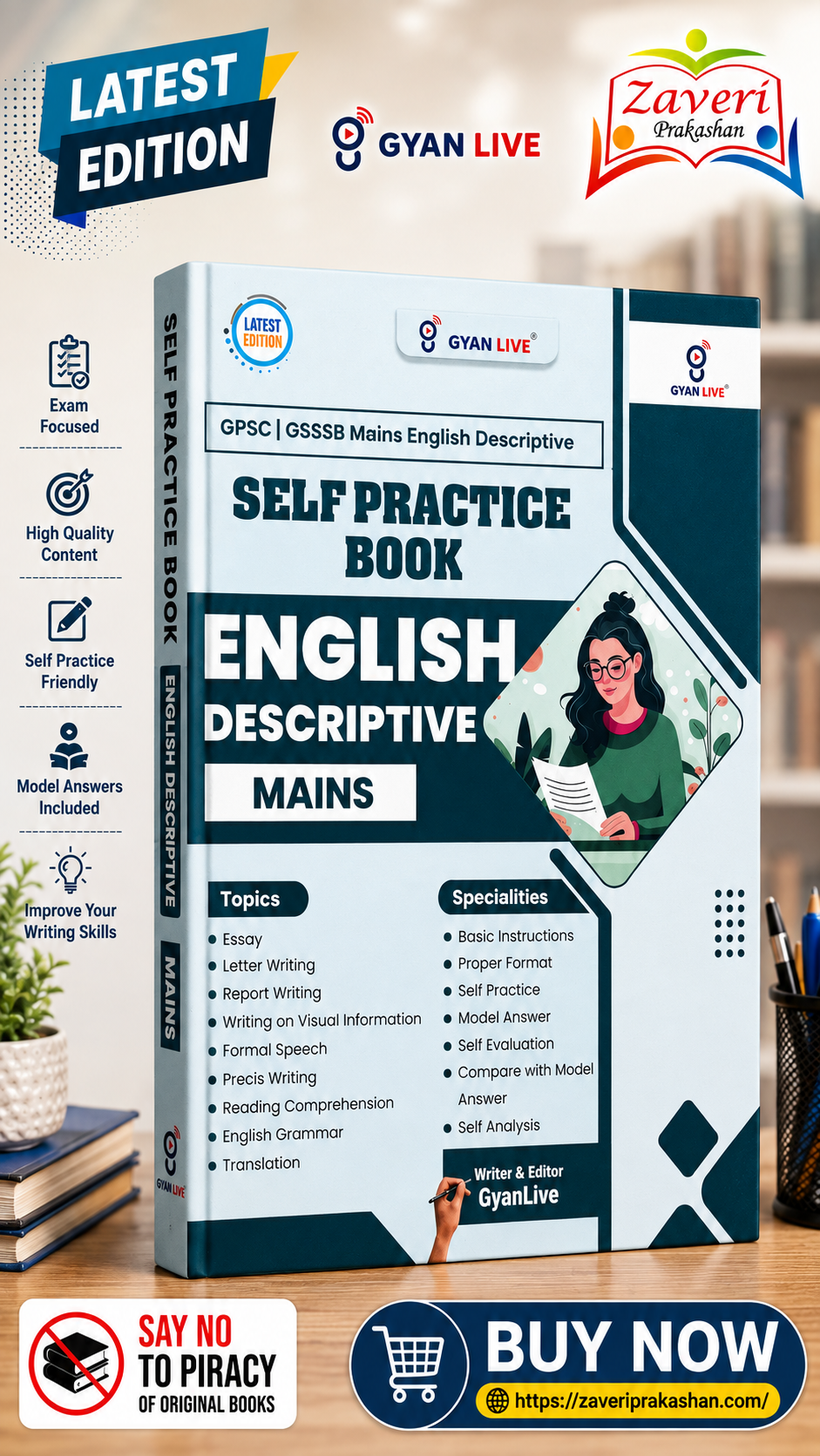 ChatGPT Image Aug 25, 2026, 05_32_39 PM GPSC | GSSSB Mains English Descriptive: Self Practice Book (Latest Edition) - Image 1