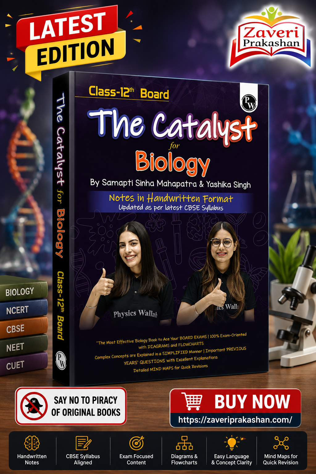 ChatGPT Image Aug 4, 2026, 12_50_41 PM PW The Catalyst for Biology | Class 12 Board | Handwritten Notes | By Samapti Sinha Mahapatra & Yashika Singh - Image 1