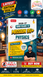 MTG CBSE Mission 95+ Physics Class 12 For 2027 Exam | Includes Handwritten Notes, Competency Focused Questions, MCQs + Subjective & PYQ Book By Abhishek Sahu