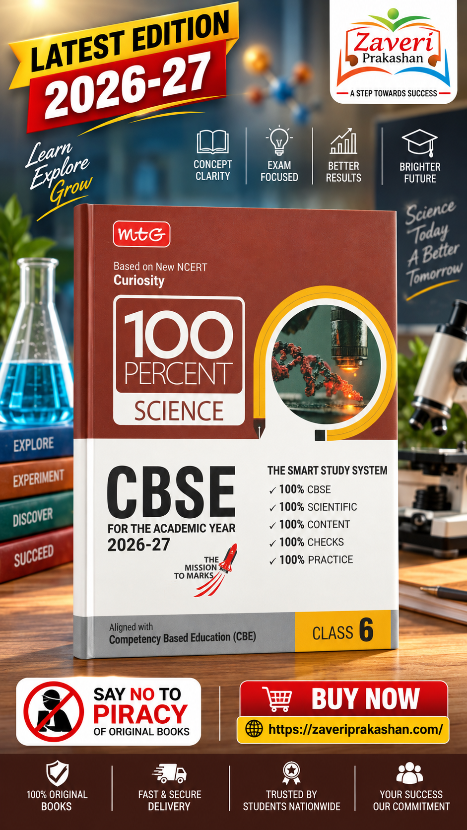 ChatGPT Image Sep 5, 2026, 02_57_39 PM MTG 100 Percent Science for CBSE Class 6 | 2026–27 Edition | Based on New NCERT – Curiosity - Image 1