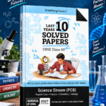 Gurukul by Oswal CBSE Class 12 Science Stream (PCB) 10 Years Solved Papers for 2027 Exam | Yearwise Board Papers 2017–2026 | Physics, Chemistry, Biology & English Core | All Sets Delhi & Outside