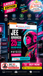 Oswaal JEE Advanced 25 Years Year-wise Solved Papers Physics | Fully Solved May 2026 Paper 1 & 2 | Smart Mind Maps, Mnemonics, PYQs & Oswaal AI