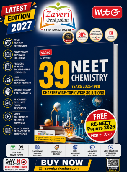 MTG 39 Years NEET Chemistry | Chapterwise-Topicwise Solutions | 1988–2026 PYQs | NEET 2027