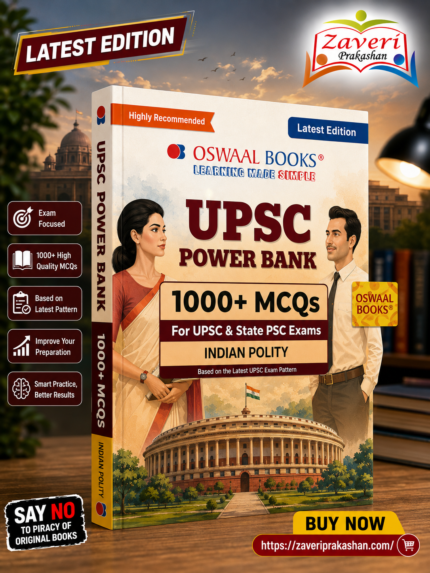 Oswaal UPSC Power Bank:1000+ MCQs for UPSC and State PSCs Exams Indian Polity