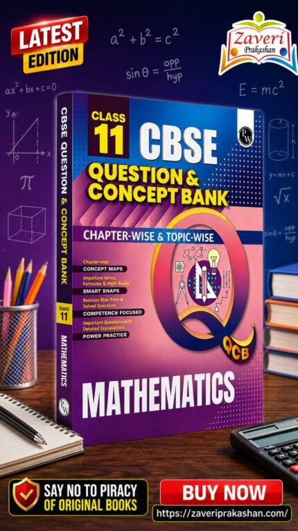 PW CBSE Class 11 Question & Concept Bank (QCB) Mathematics Chapter-wise and Topic-wise Solved Questions For 2027 Exams with Competency Based Question