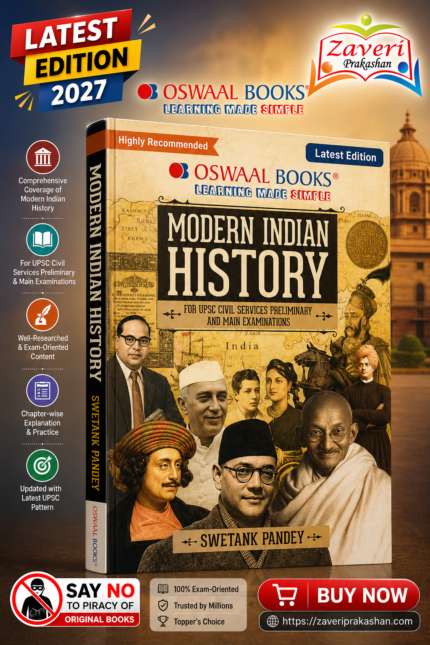 Oswaal Modern Indian History for UPSC Civil Services Preliminary & Main Examinations | Latest Edition