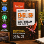 Educart CBSE Class 12 English Core Question Bank 2026-27 (Strictly Based on Latest Syllabus for 2027 Exam)