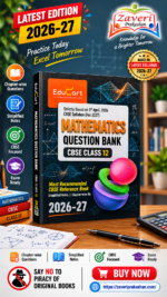 Educart CBSE Class 12 Mathematics Question Bank 2026-27 (Strictly Based on Latest Syllabus for 2027 Exam)