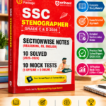 SSC Stenographer (Grade C & D) Exam 2026 | Sectionwise Notes, 10 Solved Papers & 10 Mock Tests | English Medium
