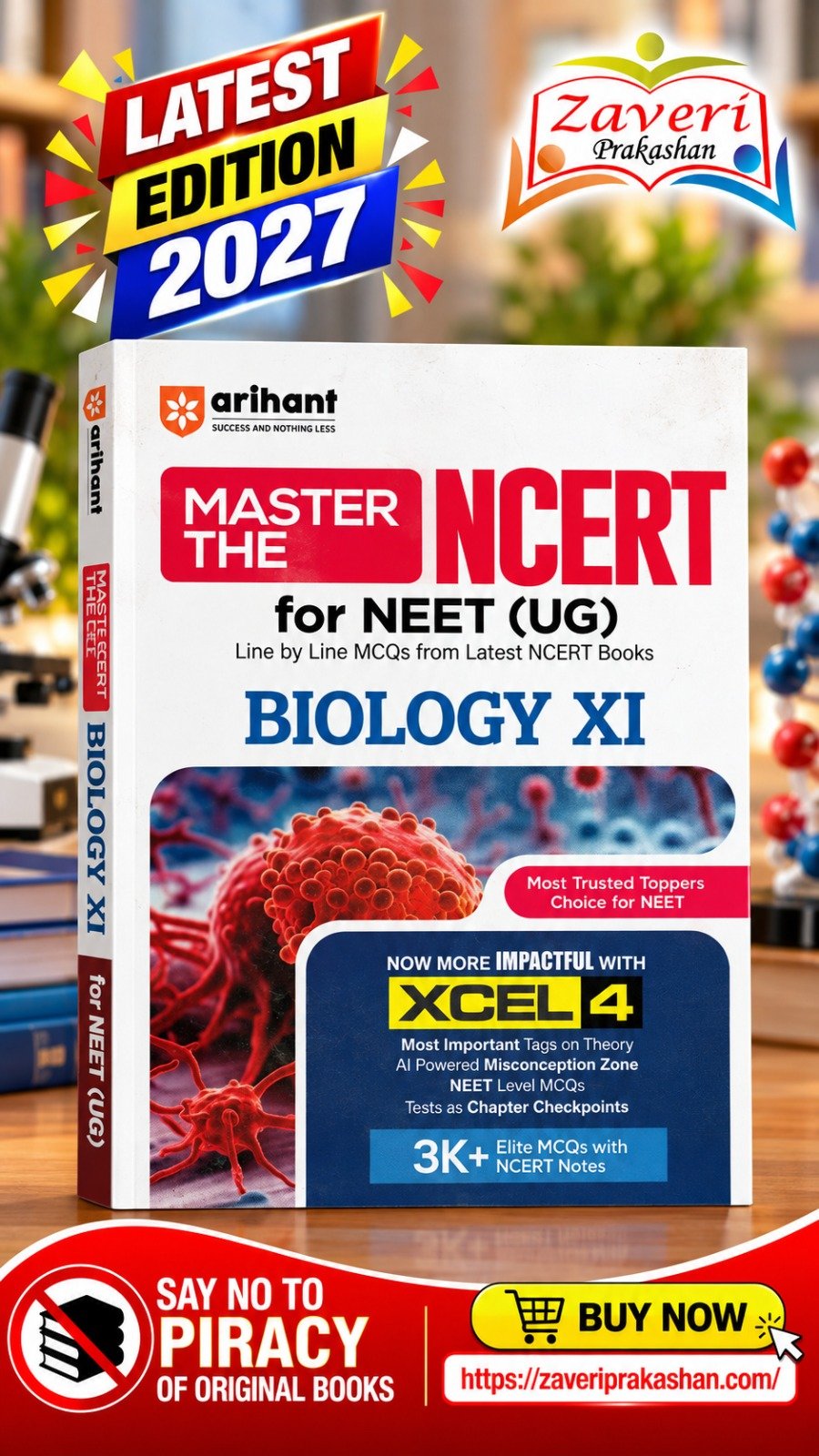 WhatsApp Image 2026-10-03 at 6.59.13 PM Arihant Master the NCERT Biology Class 11 | For NEET (UG) & CUET 2026-2027 | Line by Line MCQs from Latest NCERT Book | NCERT-Based 2K+ MCQs, AI-Based Misconception Zone | - Image 1
